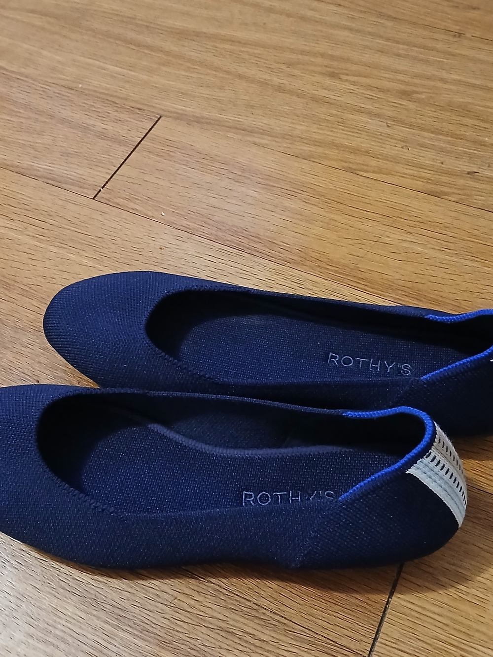 Rothy's Navy Blue Women's Knit Ballet Flats